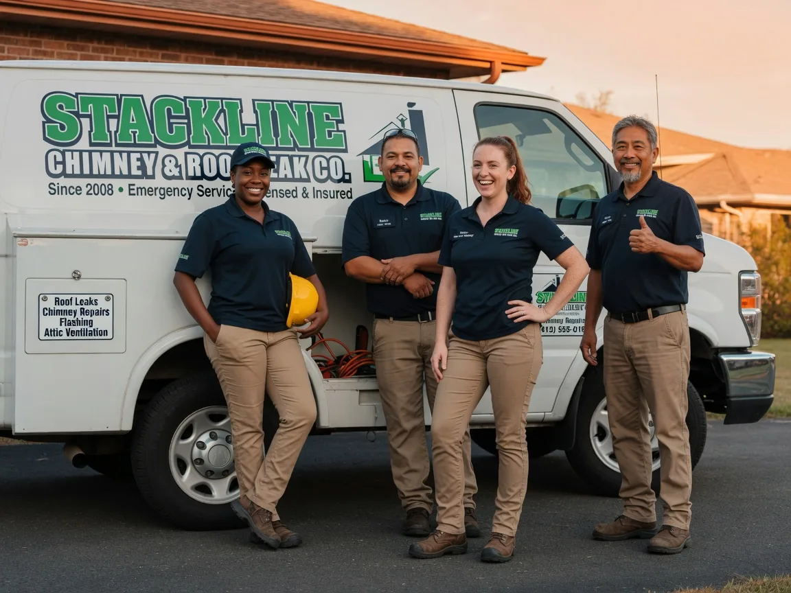 Chimney flashing repair company in Erie, ND